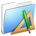  Aqua Stripped Folder Applications 